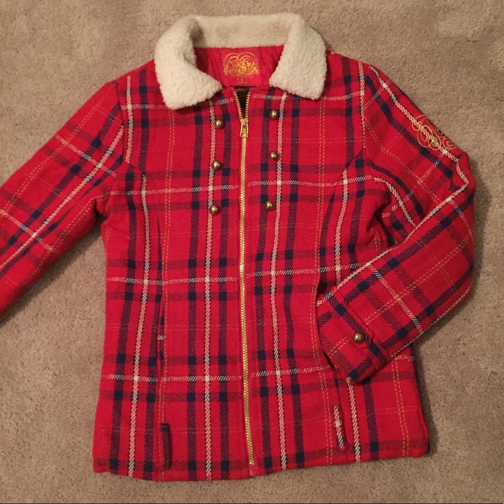 🧣Cute Girls plaid Coat🧣